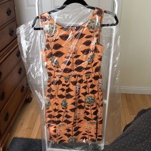 Anthropologie yellow dress, size 0